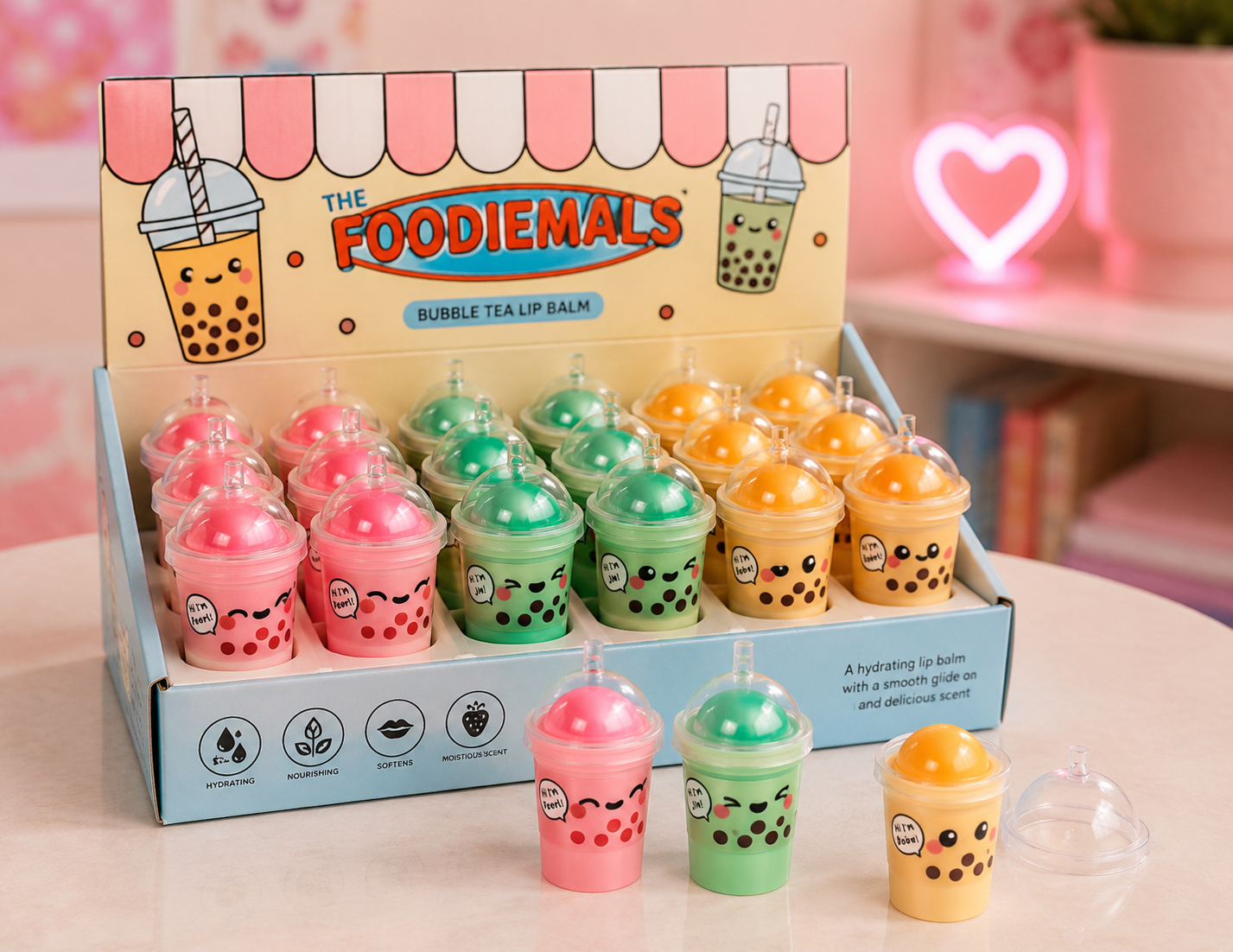 Foodiemals | Bubble Tea Lip Balm