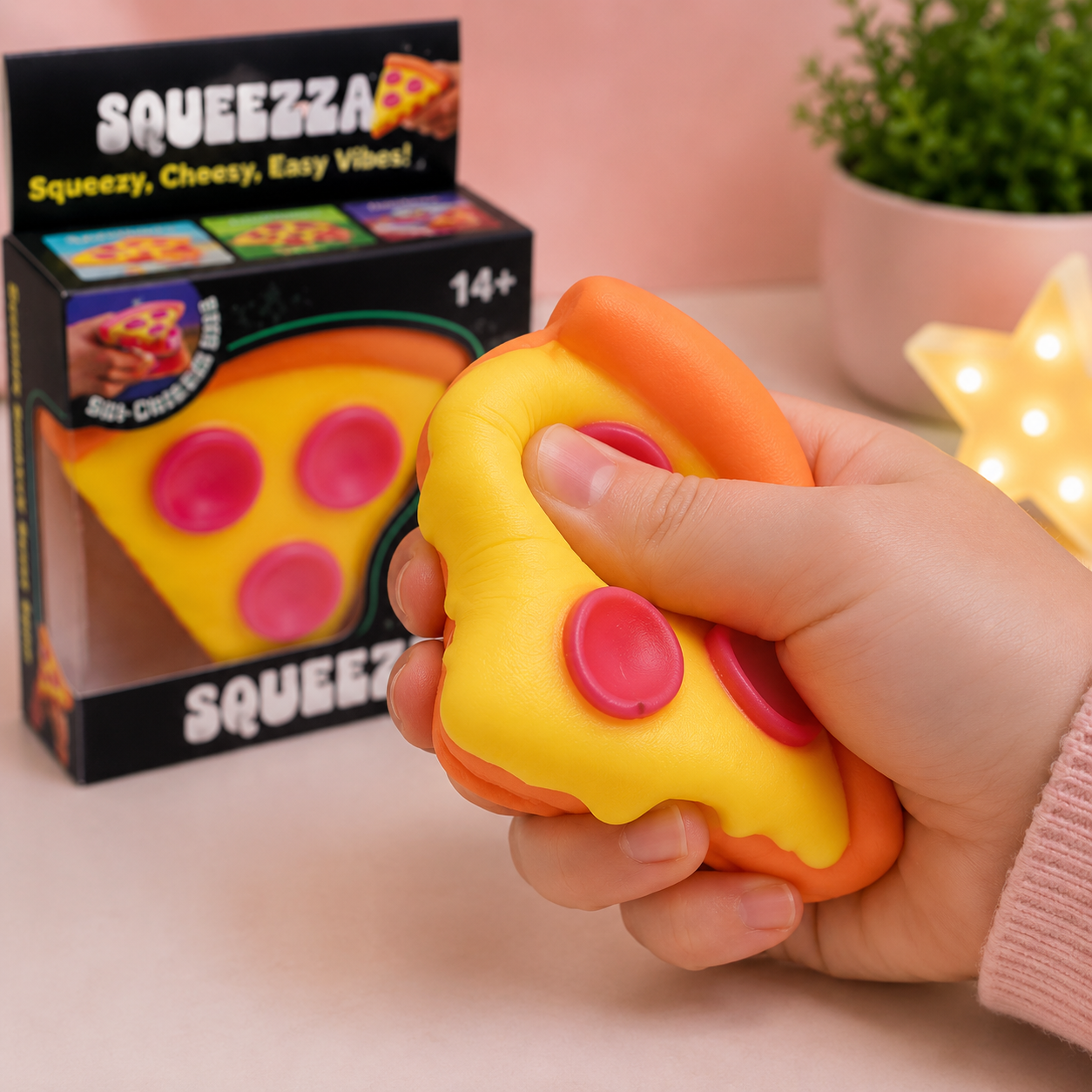 Squeezza - Pizza Squishy | Soft Slow Rising Stress Squeeze Fidget