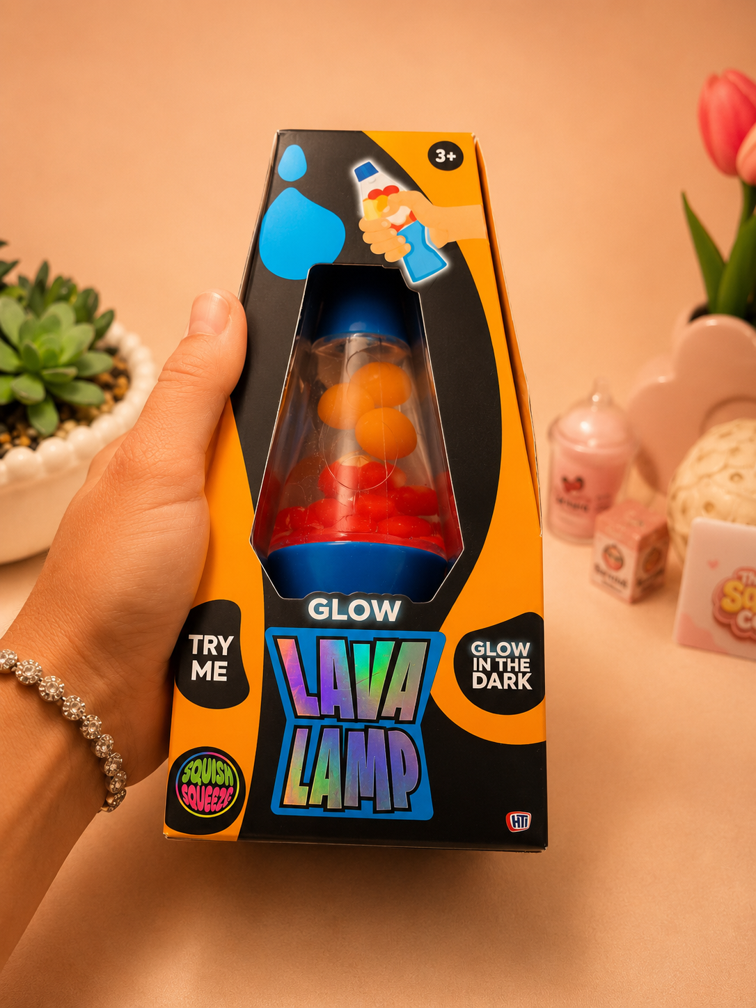 Glow in the Dark Lava Lamp 15cm