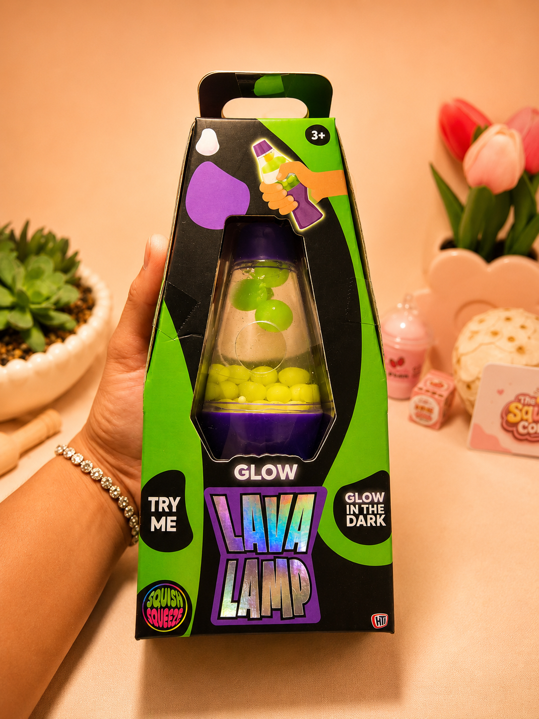 Glow in the Dark Lava Lamp 15cm