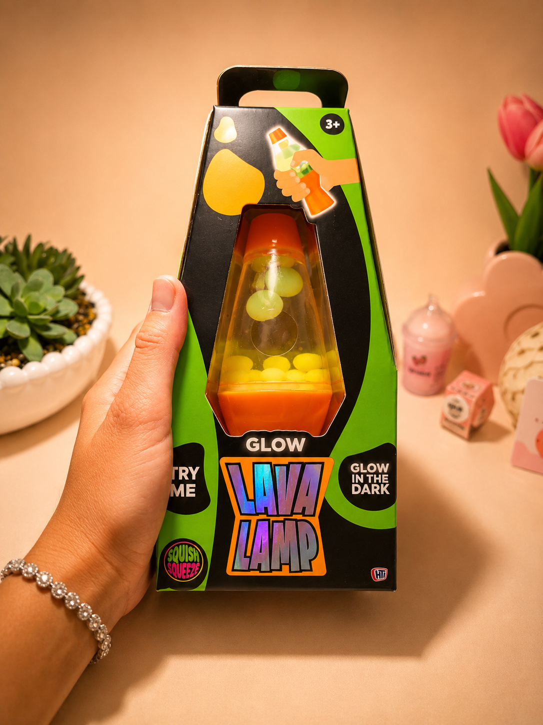 Glow in the Dark Lava Lamp 15cm