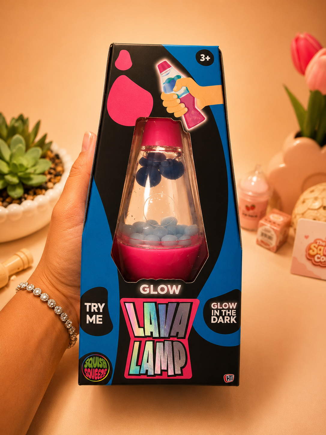 Glow in the Dark Lava Lamp 15cm