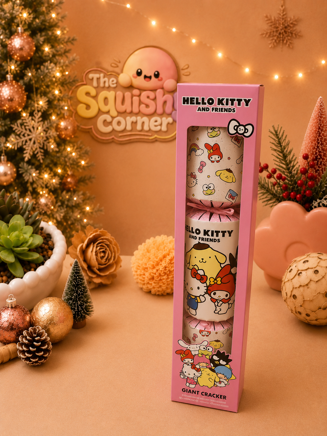 Hello Kitty Giant Christmas Cracker 55cm