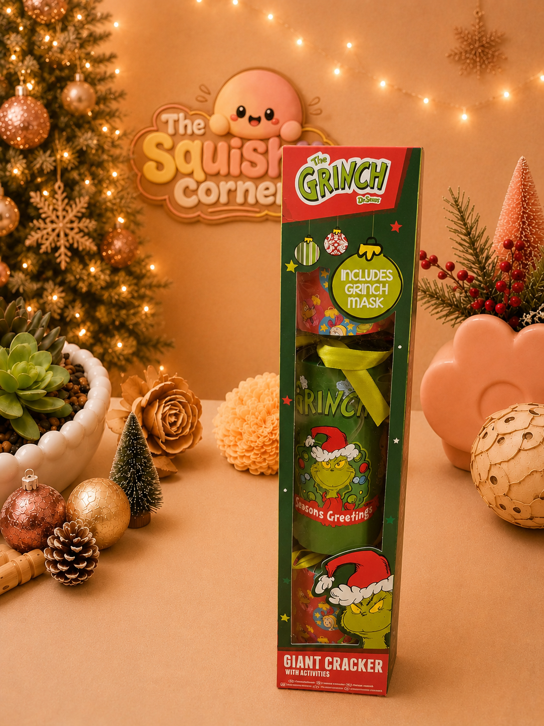 The Grinch Giant Christmas Cracker 55cm