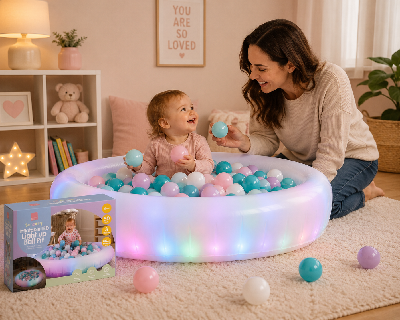 LED Sensory Ball Pit