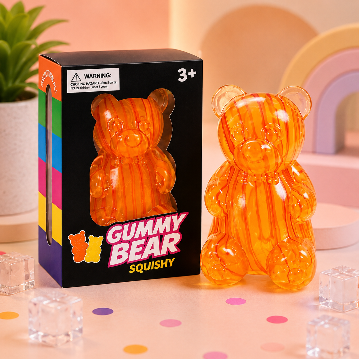 Gummy Bear - Marble | Squishy Toys for Kids Stress Relief