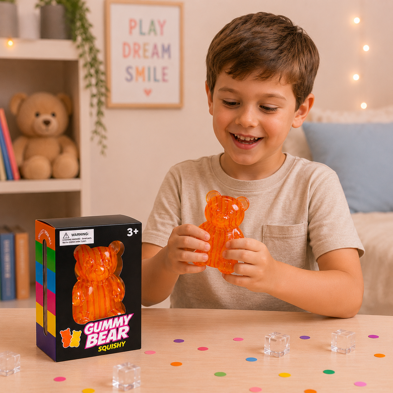Gummy Bear - Marble | Squishy Toys for Kids Stress Relief