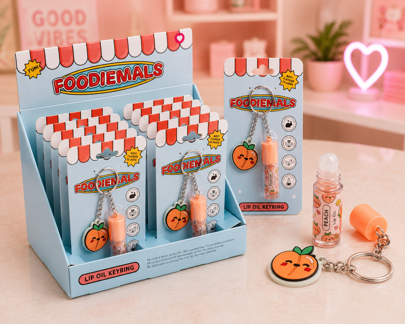Foodiemals | Peach Lip Oil