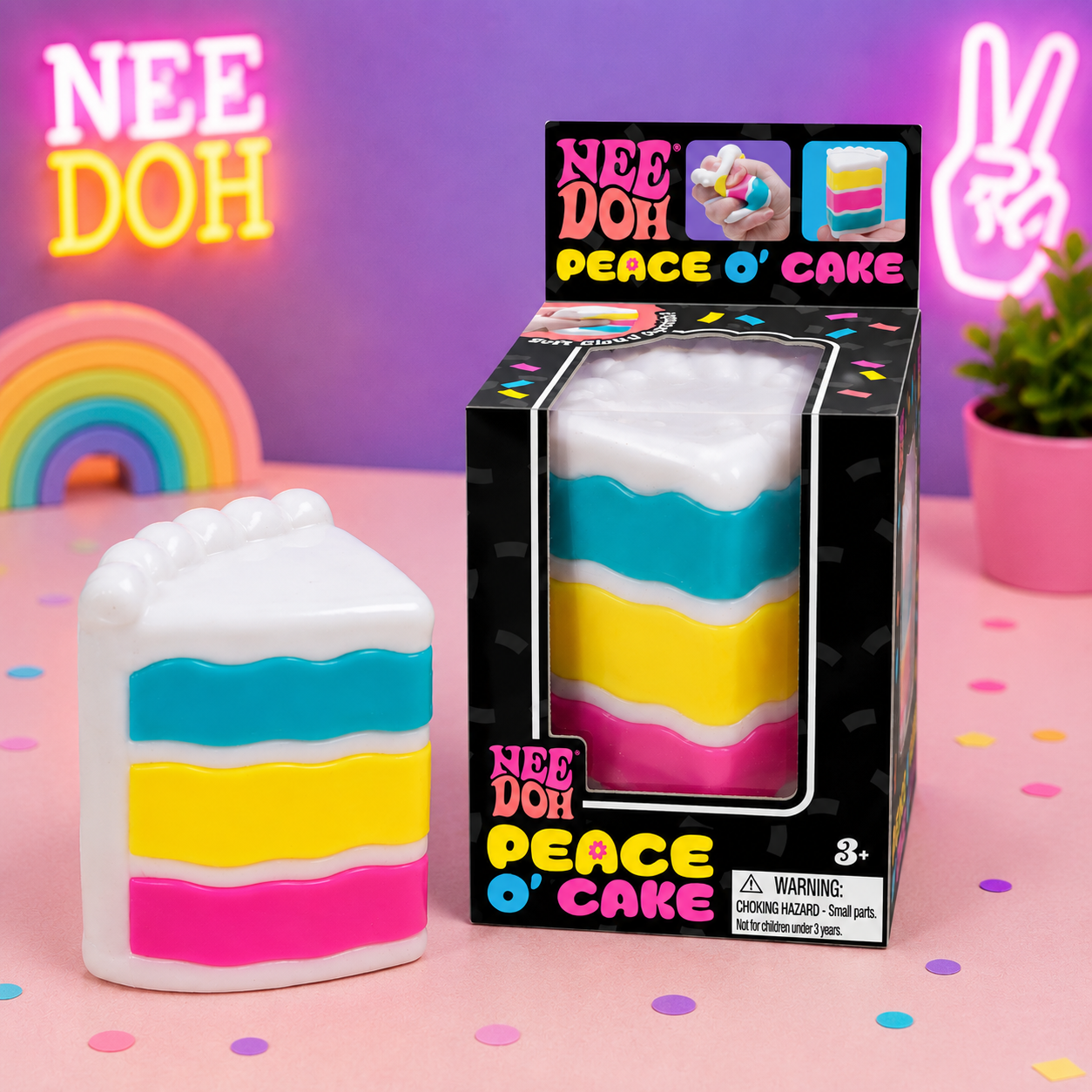 NeeDoh Peace O'Cake Fidget Toy Assortment
