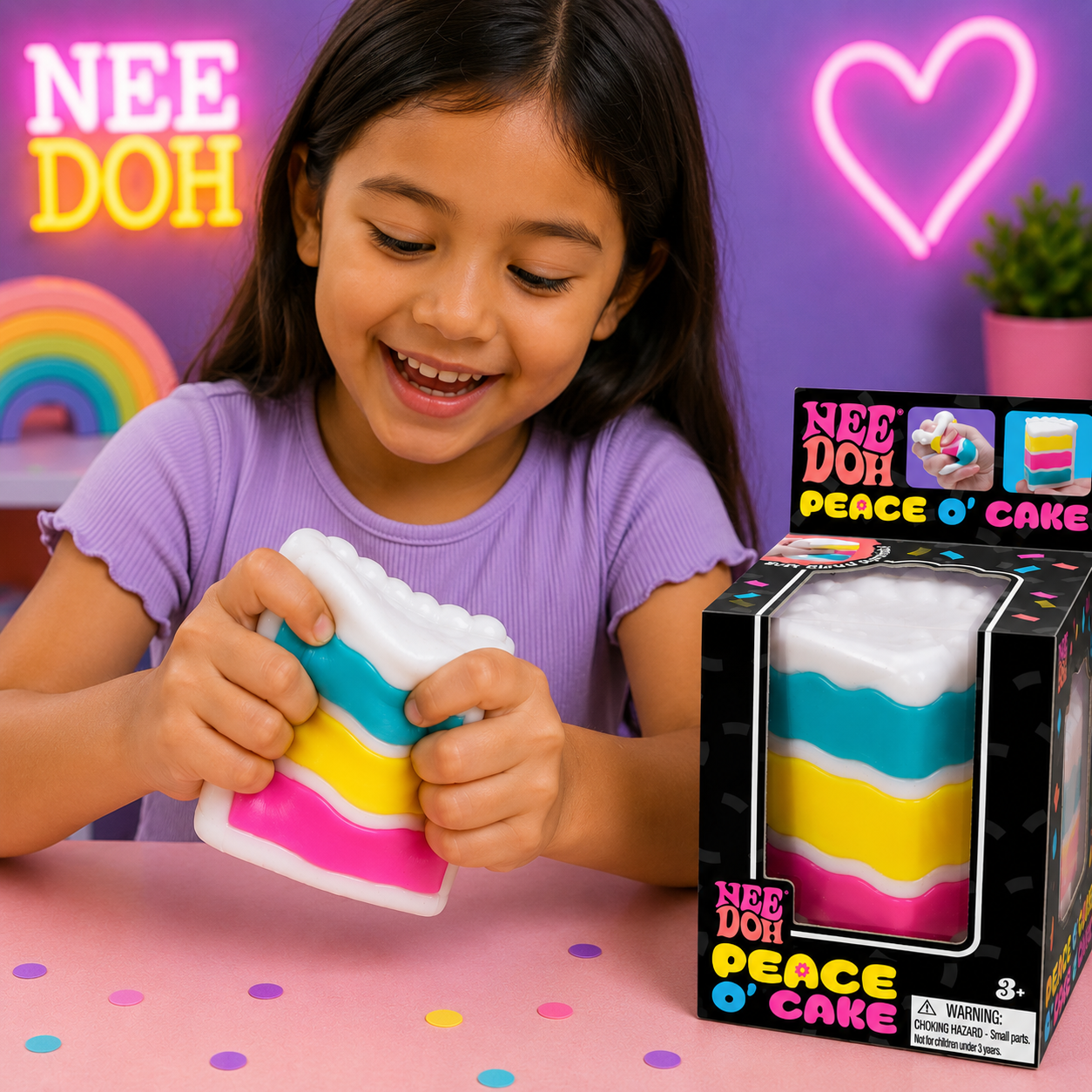 NeeDoh Peace O'Cake Fidget Toy Assortment