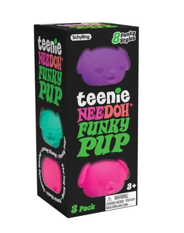 NeeDoh - Teenie Funk Pups 3pk