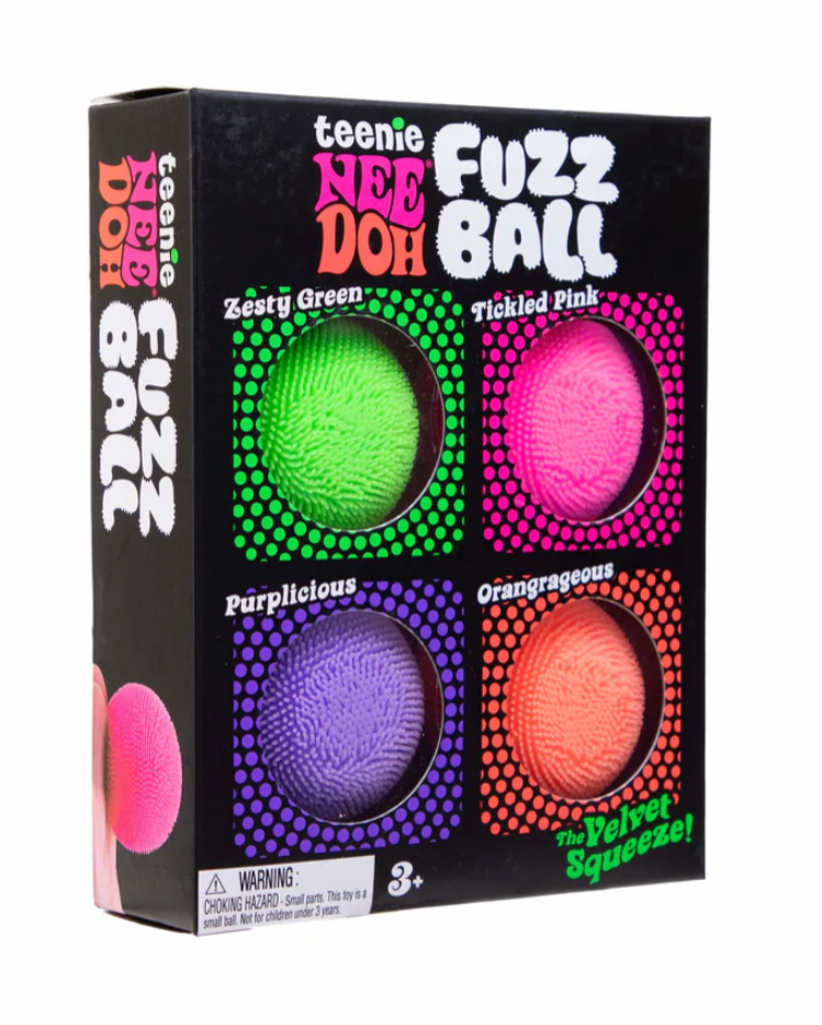 NeeDoh - Teenie Fuzz Ball 4pk