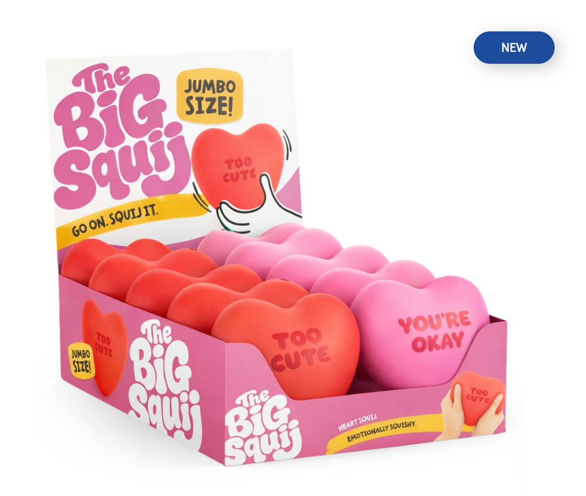 The Big Squij Hearts Slow-Rise Squishy Toy
