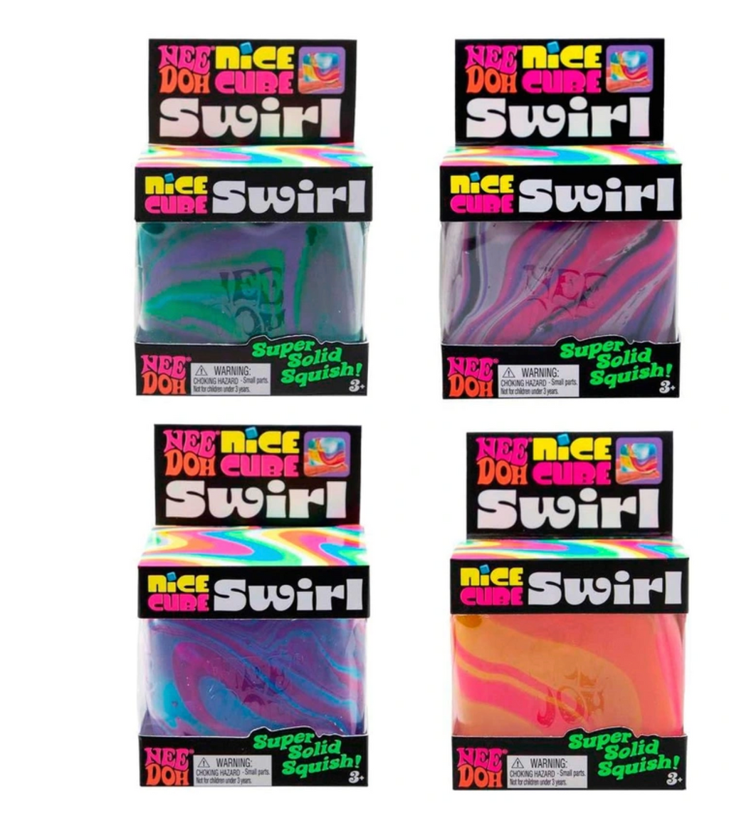 NeeDoh - Nice Cube Swirl Fidget Toy Assortment