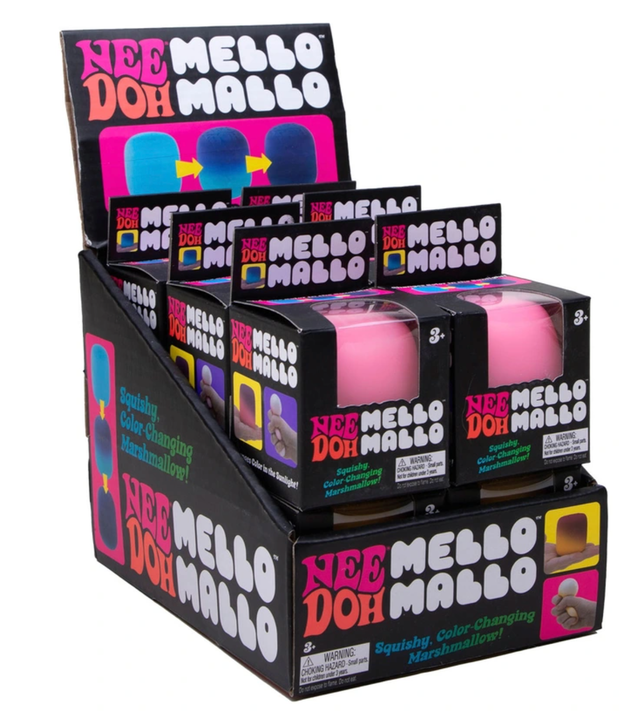 NeeDoh - Mello Mallo Squishy Colour-Changing Marshmallow Fidget Toy