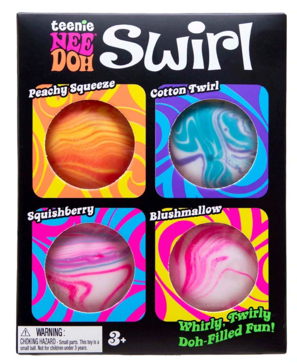 NeeDoh - Teenie Swirl Fidget Toy 4 Pack