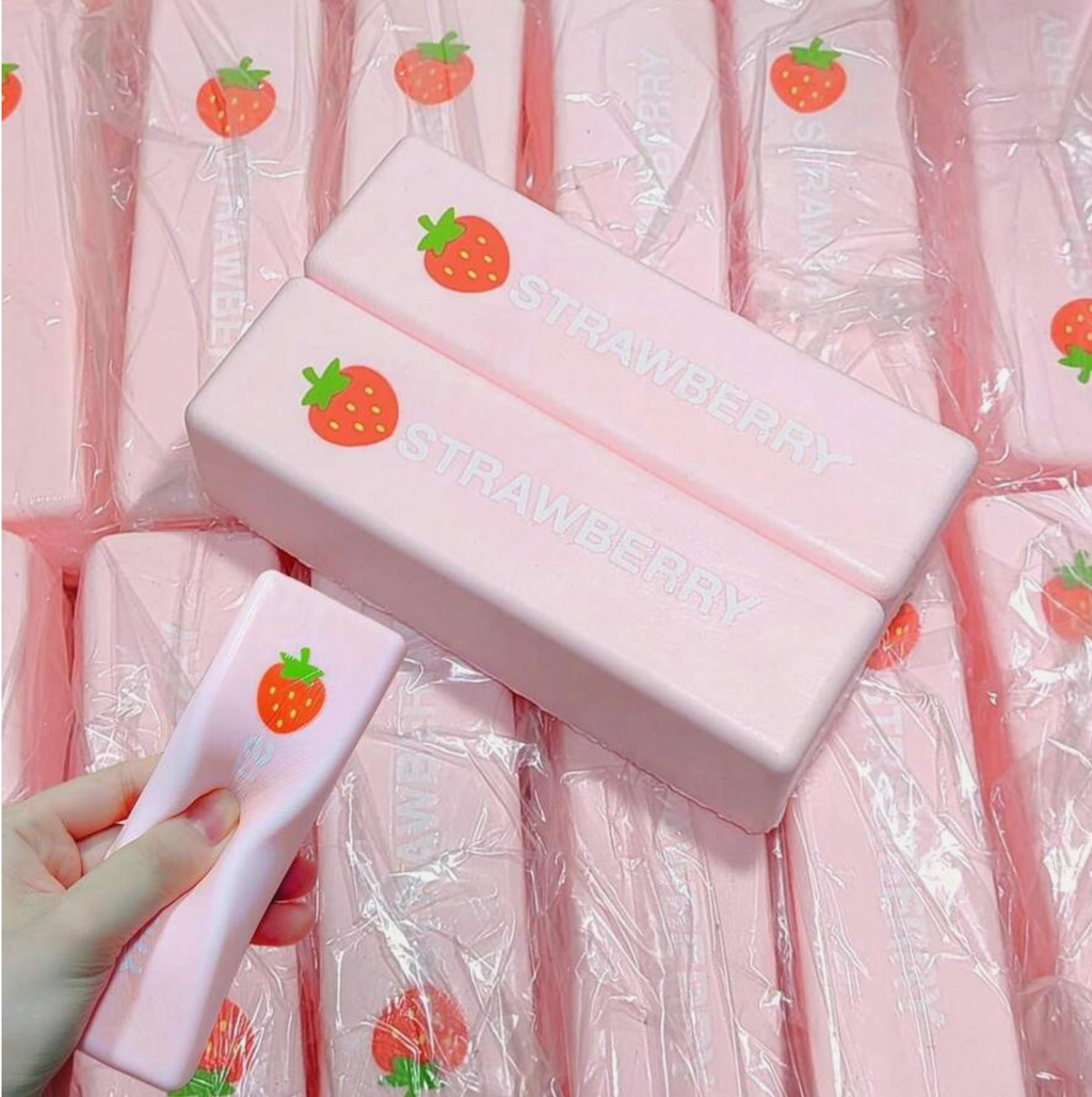 Strawberry Stick Squishy Toy | Slow Rising Stress Relief Sensory Fidget