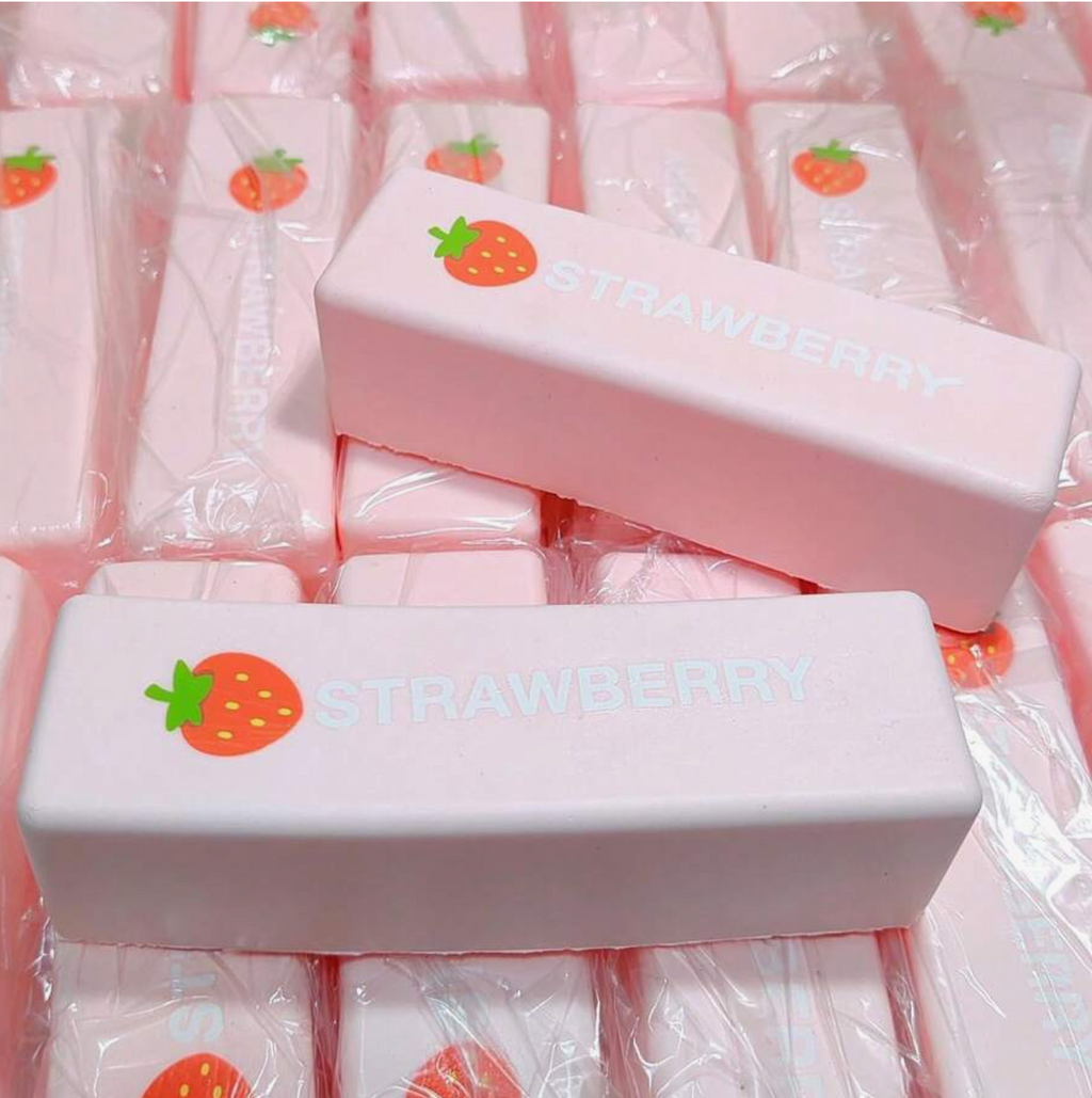 Strawberry Stick Squishy Toy | Slow Rising Stress Relief Sensory Fidget