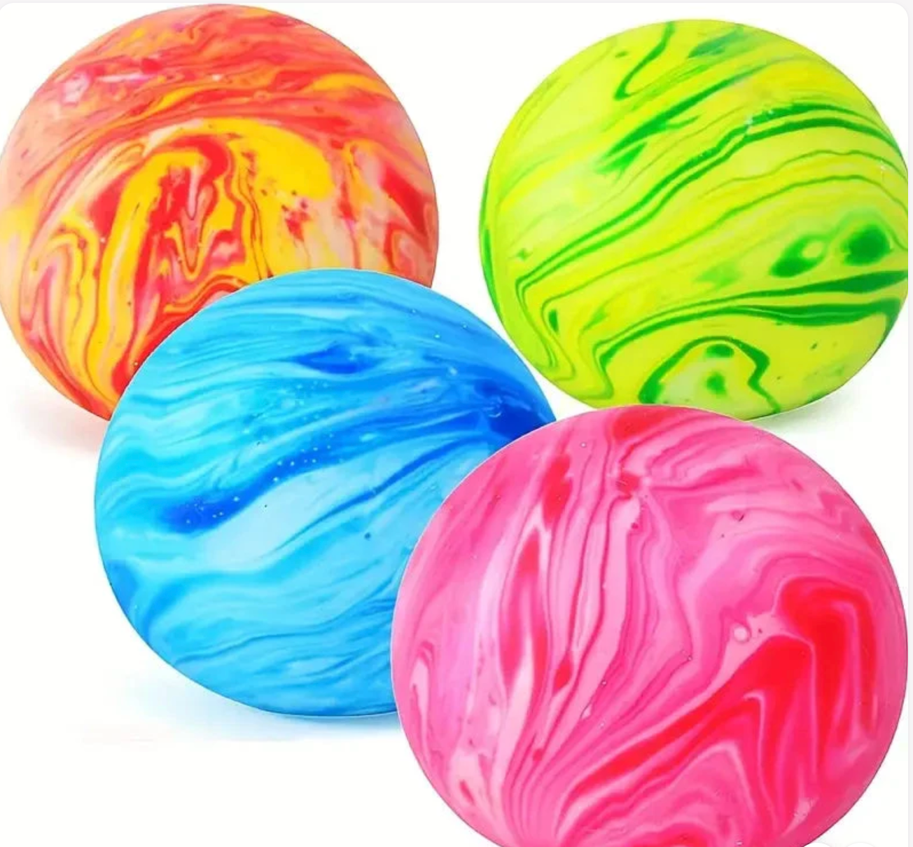 Marbled Ball Putty Filled Squishy