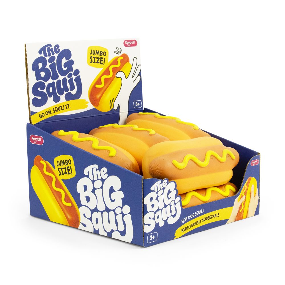 The Big Squij Hot Dog Slow-Rise Squishy Toy