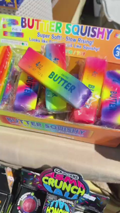 Rainbow Stick Squishy Toy | Slow Rising Stress Relief Sensory Fidget